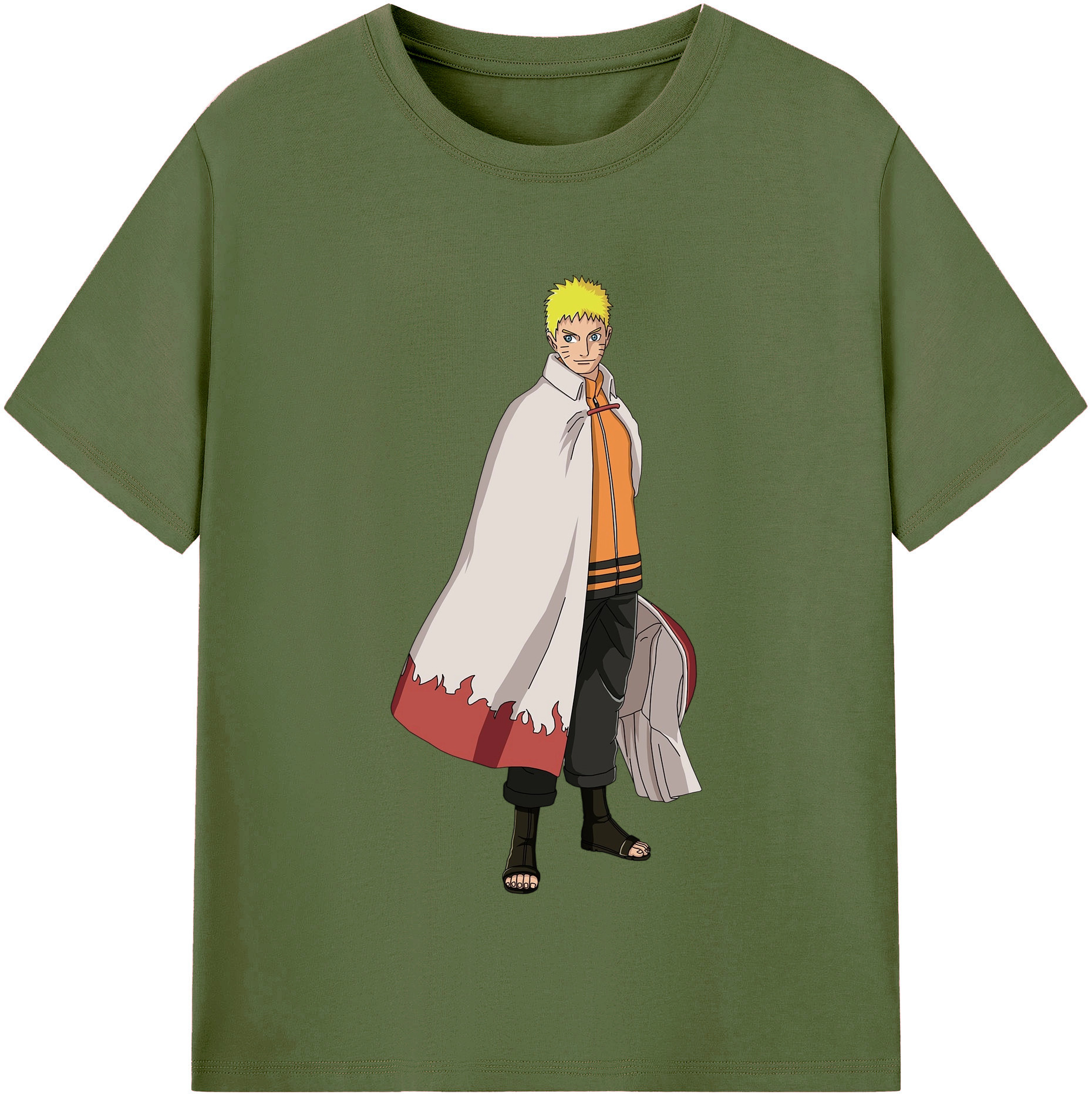 （画像用） NARUTO -ナルト- うずまき ナルト Uzumaki Naruto 綿100％半袖Tシャツ（フロントプリント）